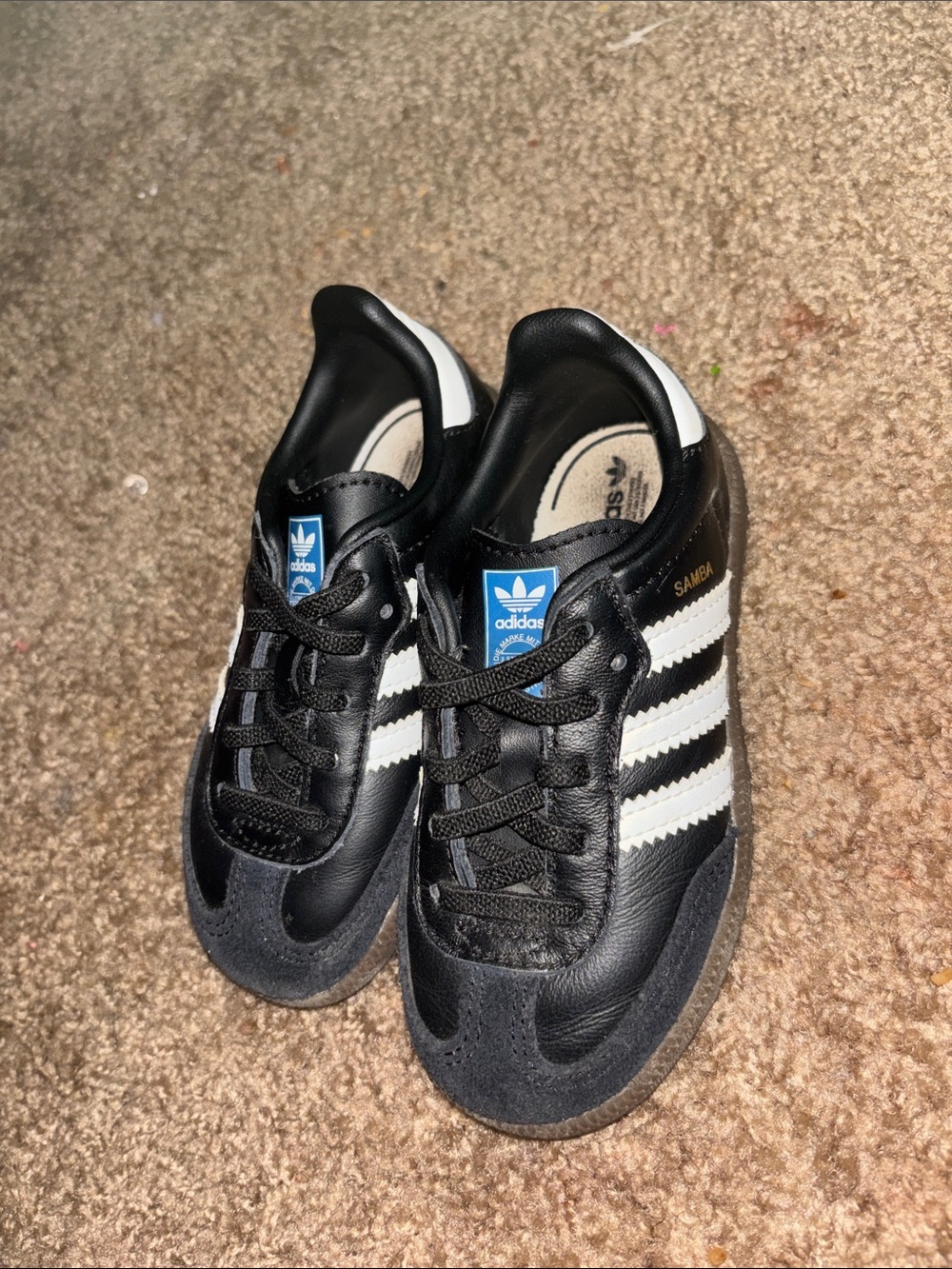 adidas Black & White Samba kids Sneakers